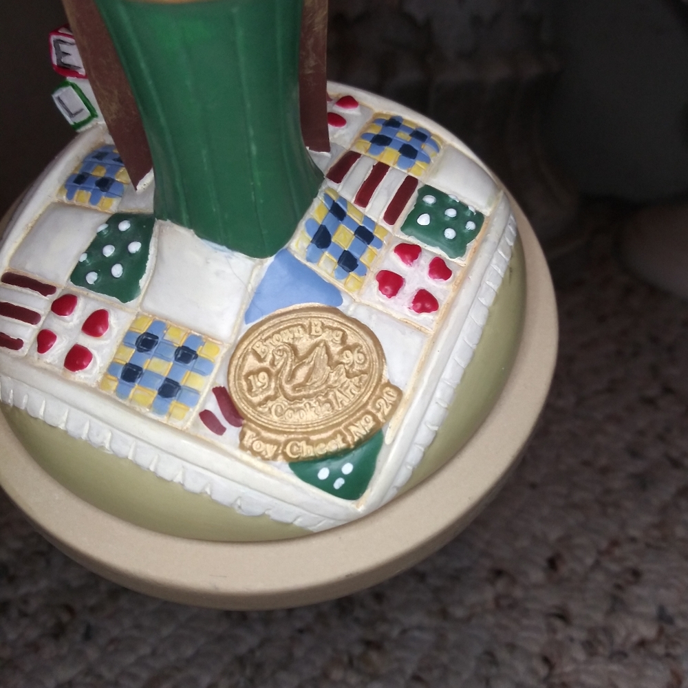 Vintage 90's Brown Bag Cookie Art Cookie Stamp Toy Chest No 20 Dated 1996 - Picture 3 of 5